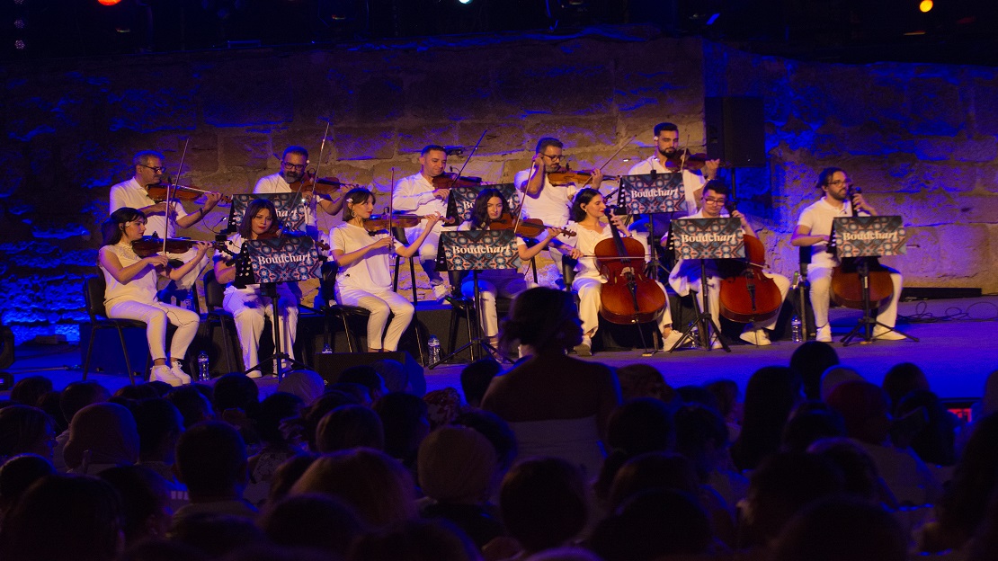 Carthage International Festival - 58th Edition Amin Bouchar's show: Carthage in white and the audience is the artist