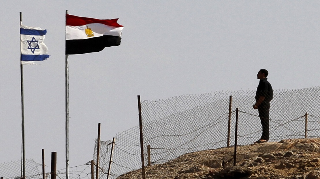 Israeli army movements on the border with Egypt