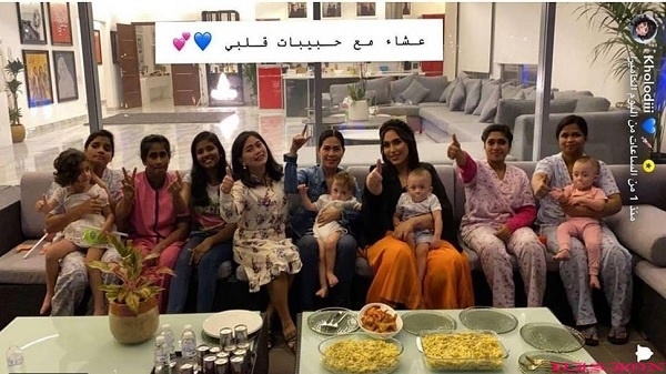 الدكتورة خلود وخادماتها السبعة 