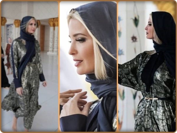 إيفانكا ترامب في مسجد الشيخ زايد
