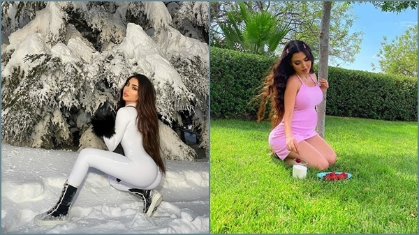 رد غير متوقع من الفنانة اللبنانية قمر على حملها