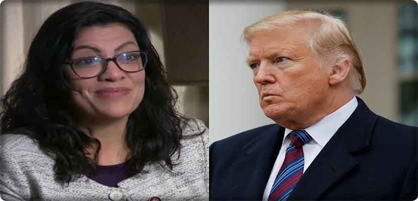 فيديو، الديمقراطية رشيدة طليب وصفت ترامب بإين العاهرة 