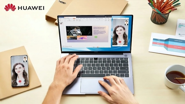  جهاز Huawei MateBook 14 2020 AMD أحد أعظم الأمثلة في سوق الأجهزة اللوحية فائقة الخفة، مما يفتح المجال أمام تجربة تكامل بيئي جديد.