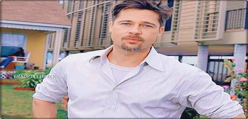 نجم هوليوود Brad Pitt وتشارليز ثيرون خلال تصويرهما إعلان تجاري