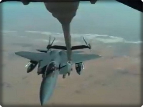 القيادة المركزية الأمريكي تنشر فيديو لطائرة KC-10 التابعة للفرقة 908