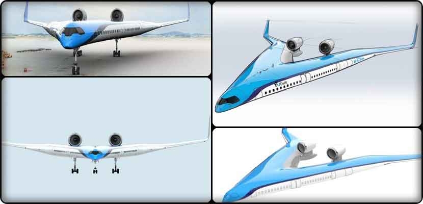 مع تصميم "Flying-v"، ركاب الطائرات لن يجلسوا خلف بعضهم 