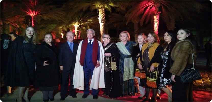 صورة تذكارية من اختتام الدورة الأولى من المهرجان الدولي للسينما بتوزر، تصوير عوض سلام
