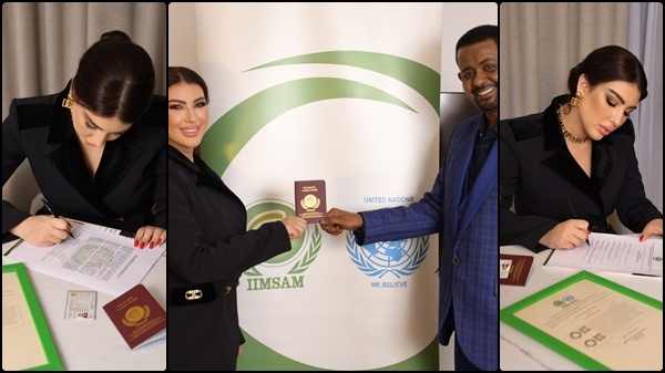زينة سلامة سفيرة لبنانية بصفة دولية 