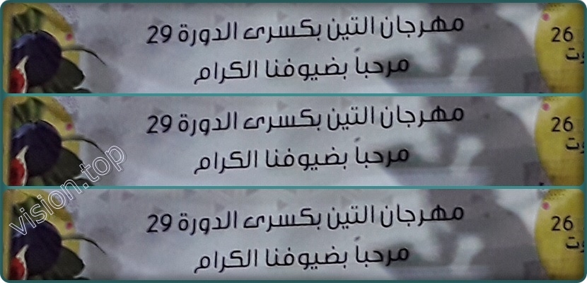 أفيش الدورة 29  لمهرجان التين بكسرى