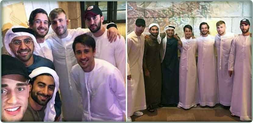 نجوم الدوري الإنجليزي بـ"الجلابيب البيضاء" في رمضان