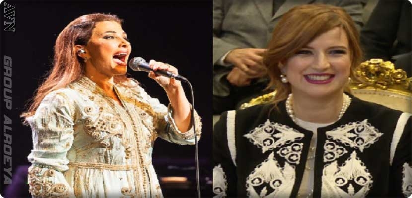 الأميرة لالة سلمى تهدي ماجدة الرومي قفطانا مغربياً