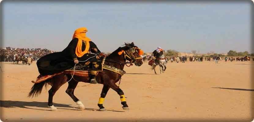 افتتاح الدورة 51 لمهرجان الصحراء الدولي بدوز
