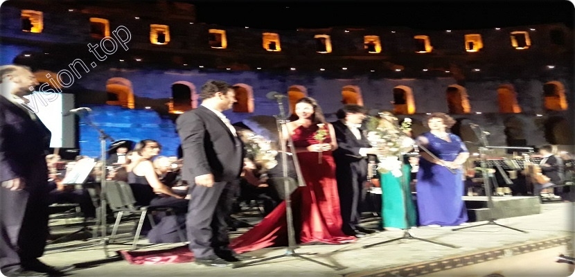 رسالة تونسية تحمل الأمان من مسرح الرومان