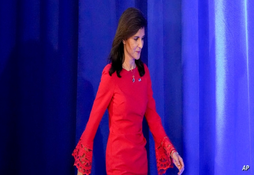 حاكمة ولاية ساوث كارولاينا السابقة، نيكي هايلي